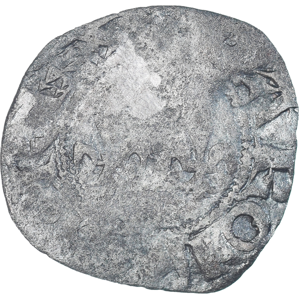 Coin, France, Charles VI, Denier Tournois, 1380-1422, 2nd Emission, 