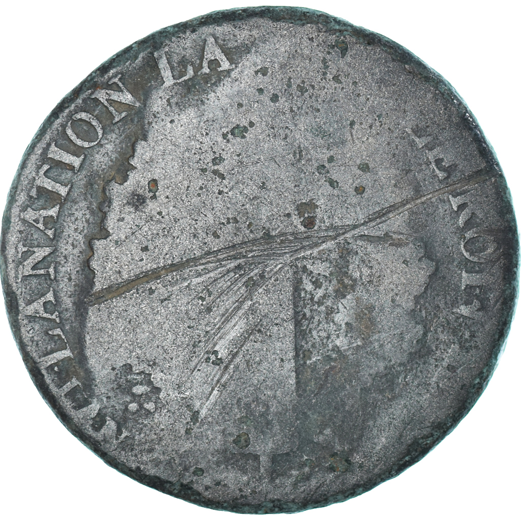 Coin, France, Louis XVI, 2 Sols, 1792, Lille, , Métal de cloche