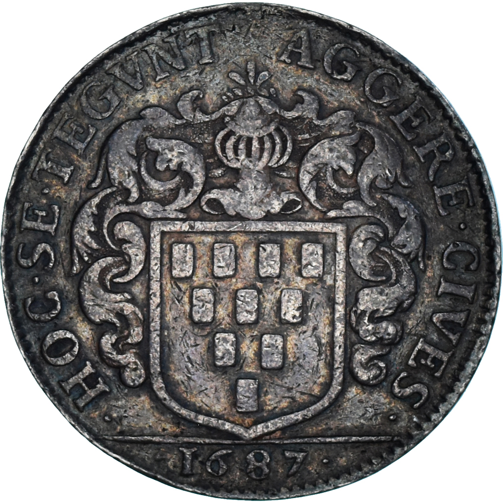 France, Token, Maires de Nantes, Guillaume de Lisle de la Nicollière, 1687
