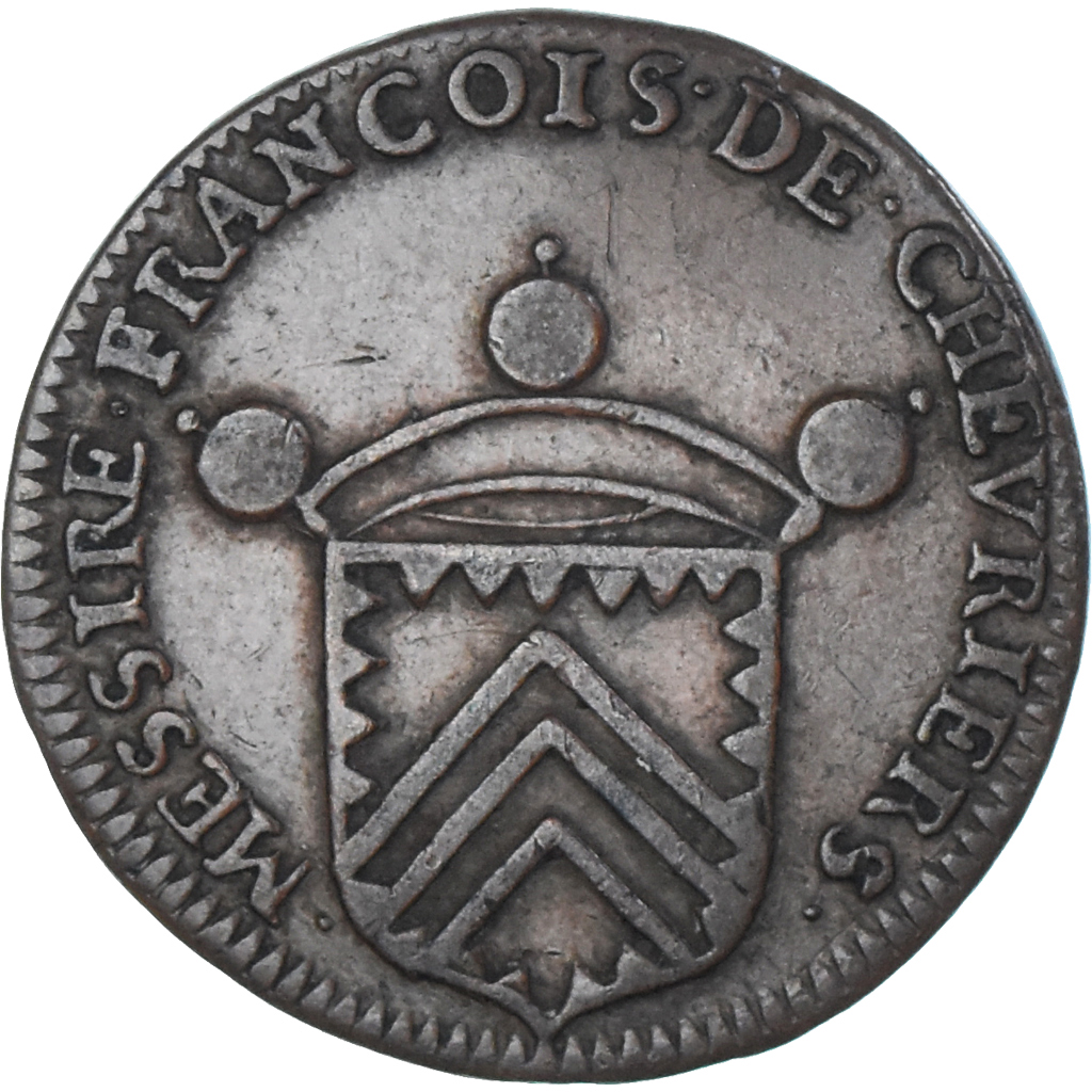 Frankrijk, Token, Bourgogne, V-F de Chevriers, juge d’armes du Mâconnais &