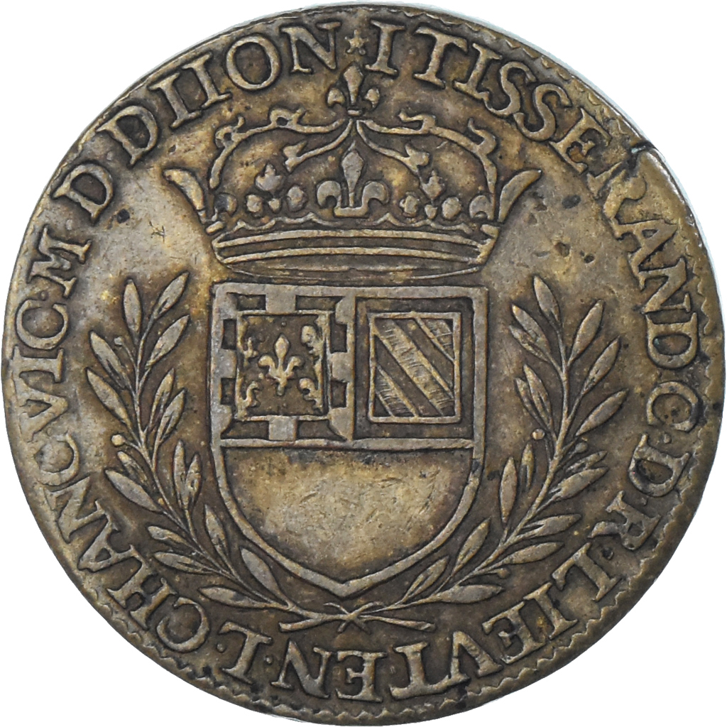 Frankreich, betaalpenning, Maires de Dijon, Jean Tisserand, 1635, SS+, Messing
