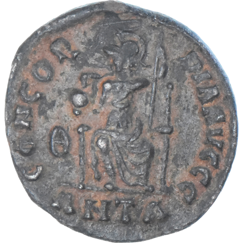 Coin, Gratian, Follis, 378-383, Antioch, , Bronze, RIC:46a