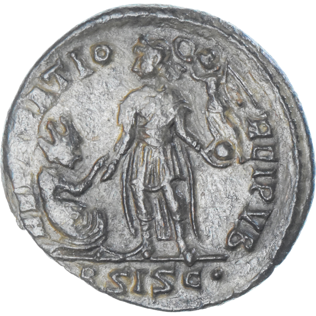 Coin, Gratian, Follis, 378-383, Siscia, , Bronze, RIC:26a