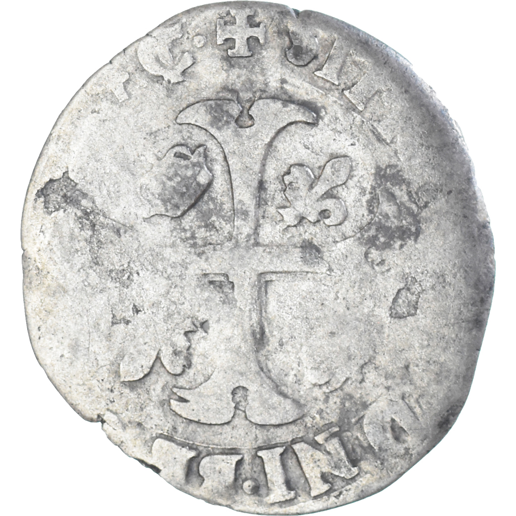 Coin, France, Henri IV, Douzain aux deux H, 1594, Aix-en-Provence, 2nd type