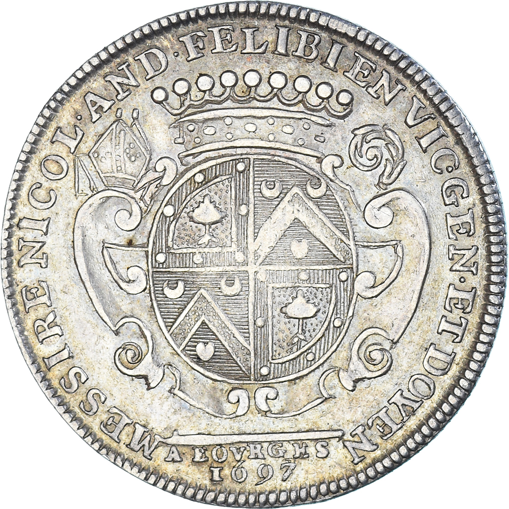 France, Token, André & Nicolas-André Felibien des Avaux et de Javercy, 1697