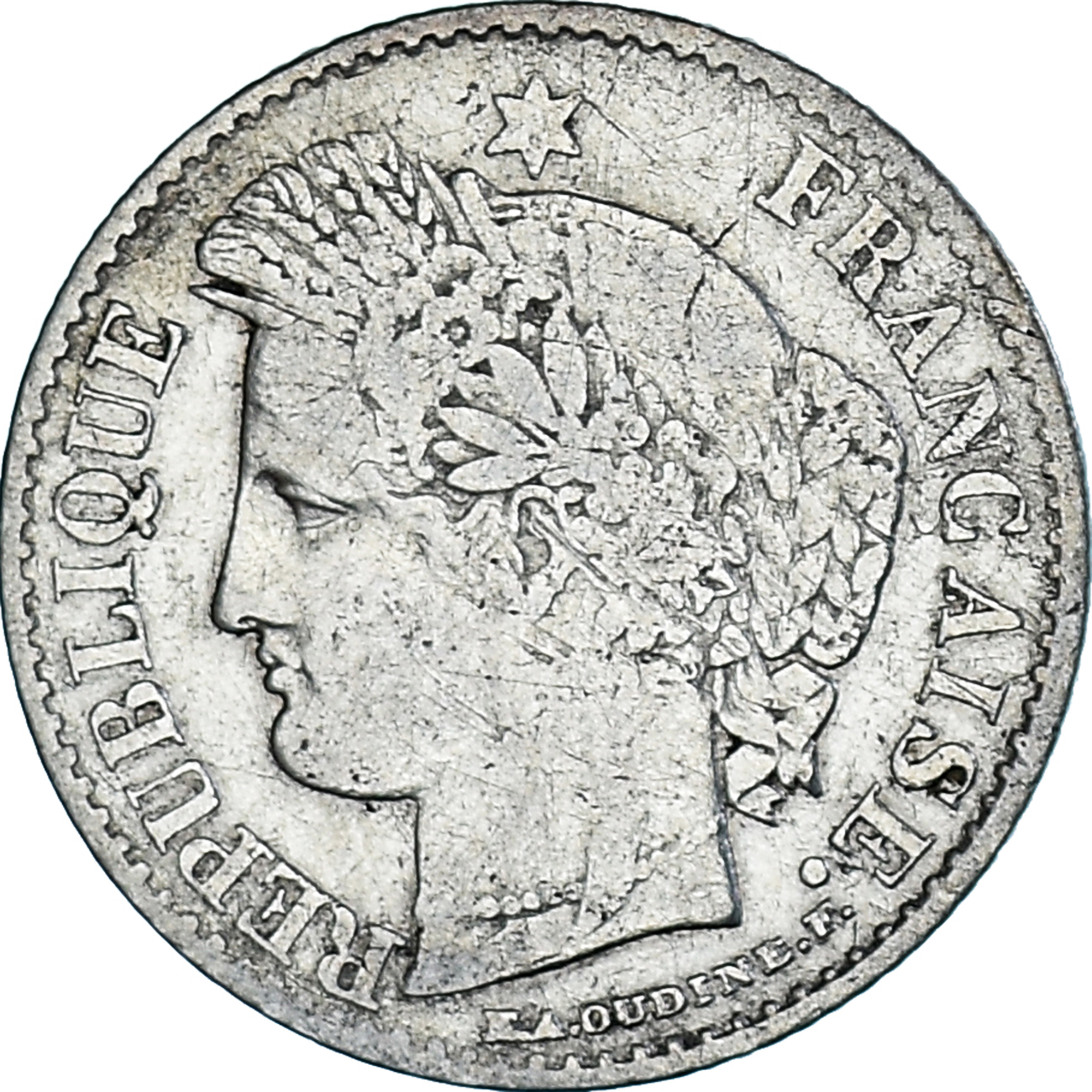 Coin, France, Cérès, 20 Centimes, 1850, Paris, , Silver, KM:758.1