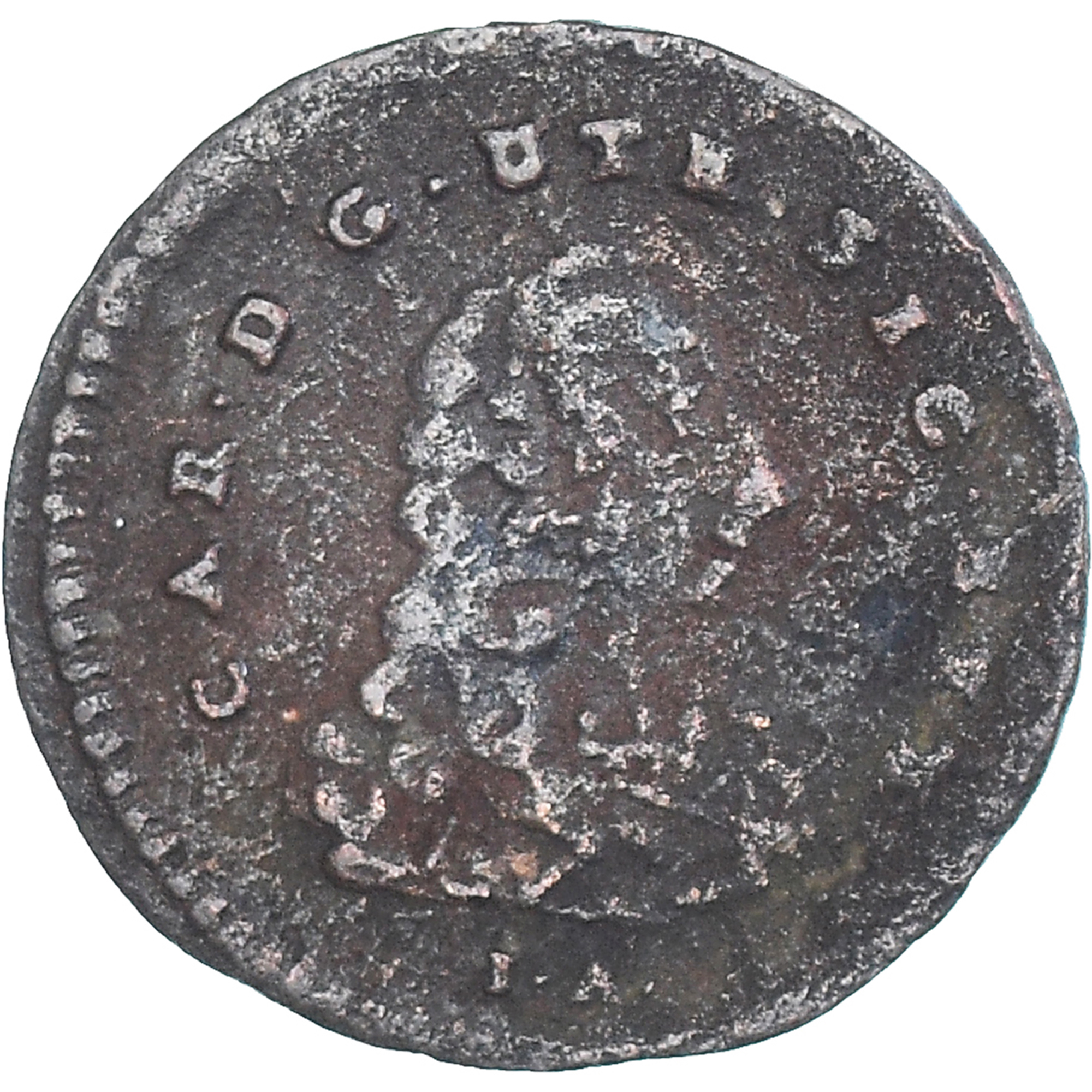 Coin, ITALIAN STATES, Charles III, 4 Cavalli, 1756, Naples, , Copper