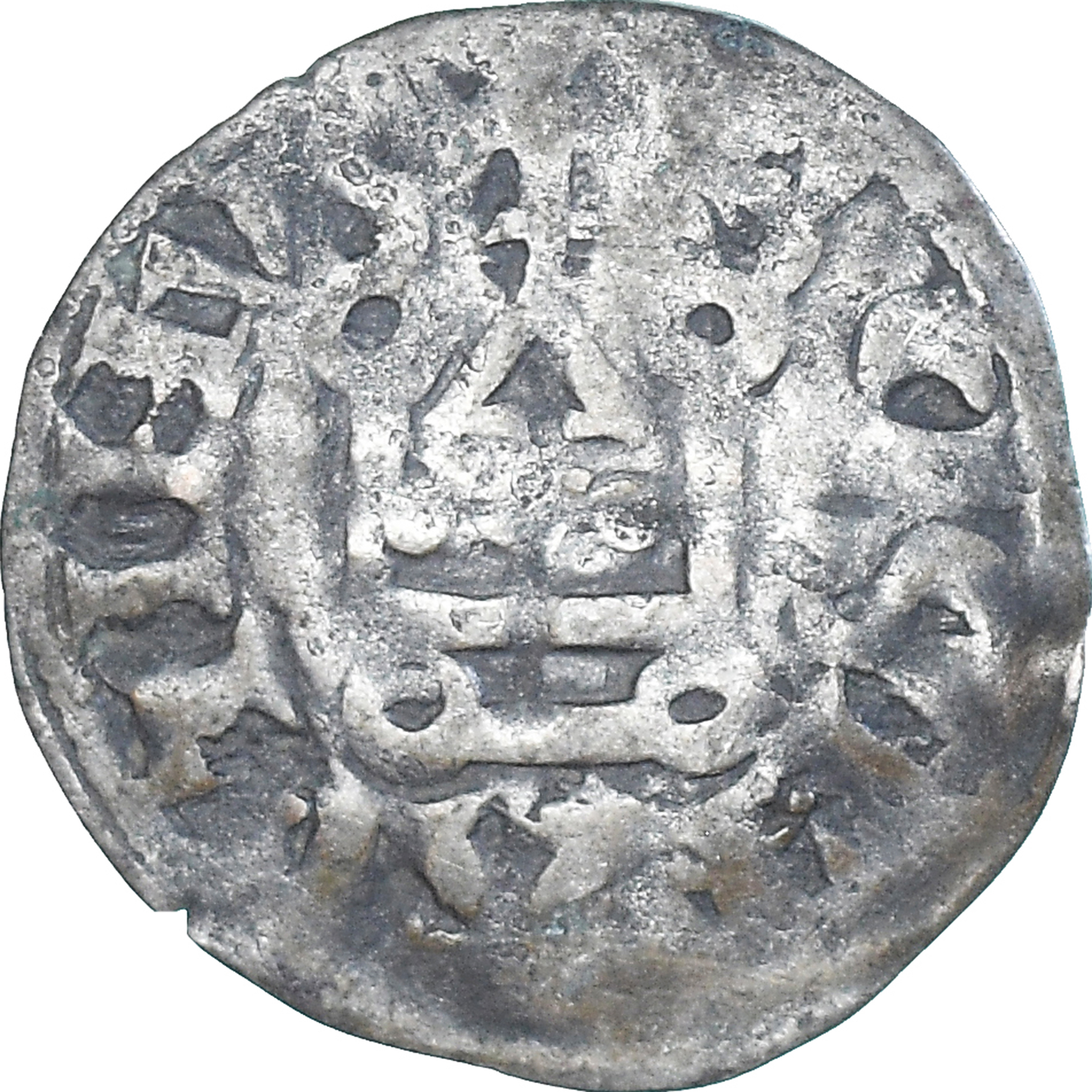 Coin, France, Philip II, Denier Tournois, 1180-1223, Saint-Martin de Tours