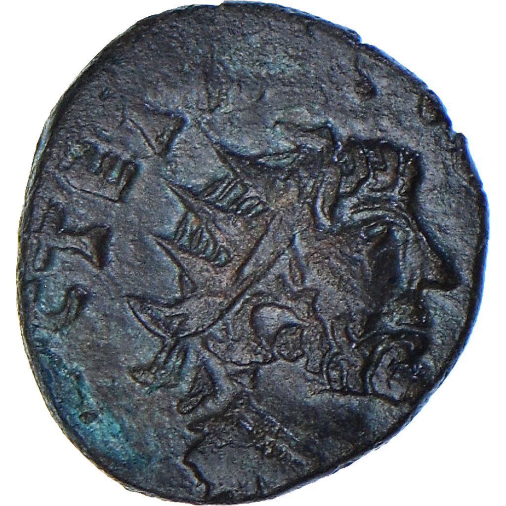 Coin, Tetricus I, Antoninianus, Uncertain date, Barbaric imitation, 