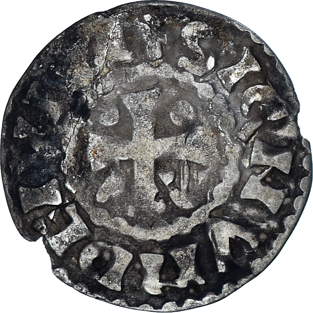 Coin, France, Maine, Herbert I, Denier, ND (1015-1246), Le Mans, 