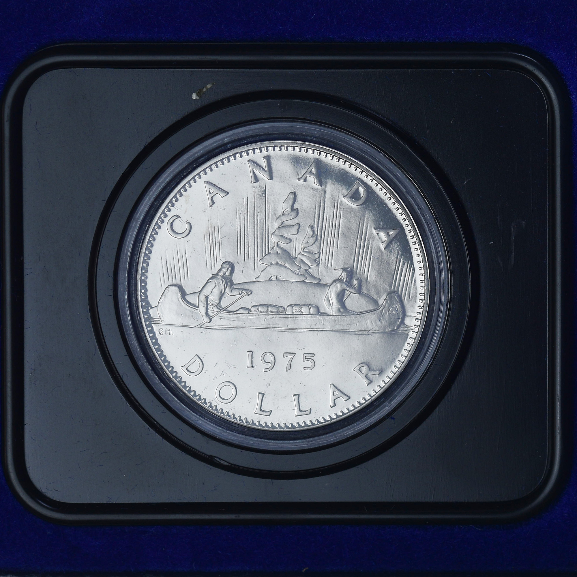 Coin, Canada, Elizabeth II, Dollar, 1975, Royal Canadian Mint, , Silver