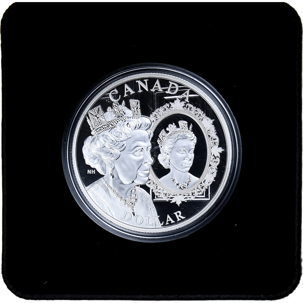 Coin, Canada, Elizabeth II, Platinium Jubilee, Dollar, 2022, Royal Canadian