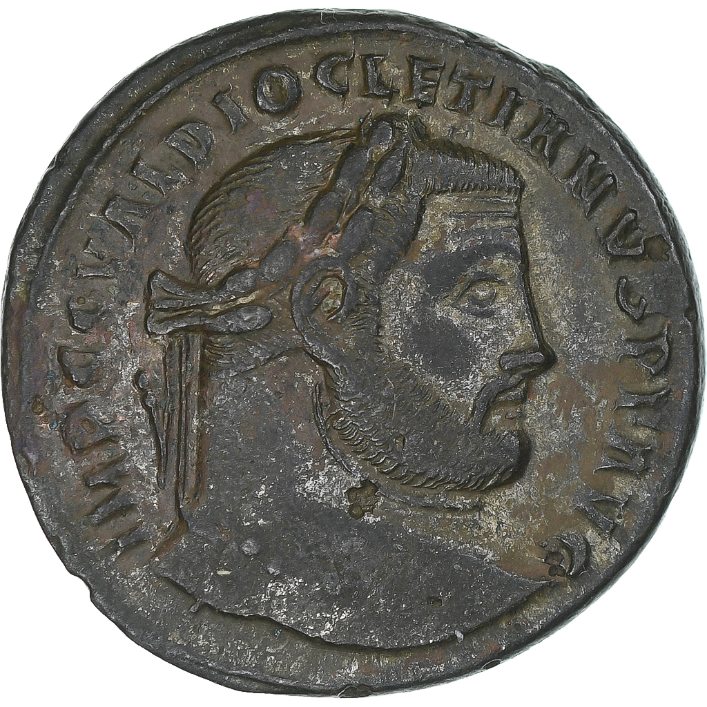 Diocletian, Follis, 300-301, Thessalonica, , Bronze, RIC:21a