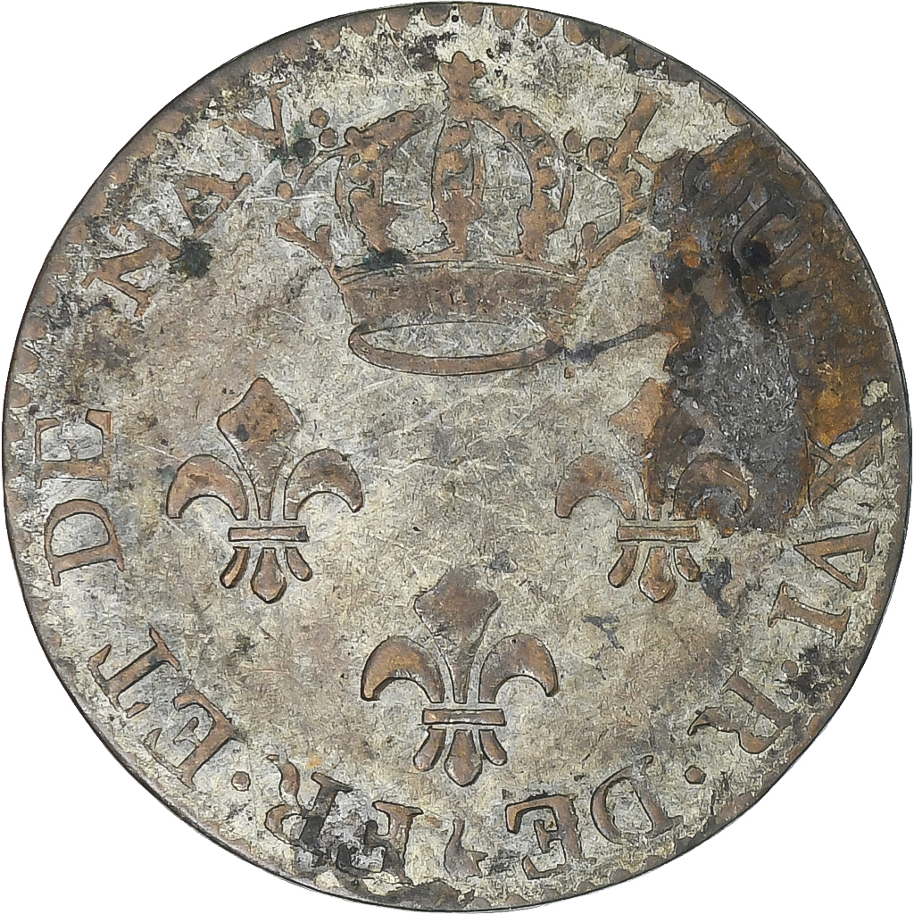 FRENCH GUIANA, Cayenne, Louis XVI, 2 Sous, 1789, Paris, , Copper