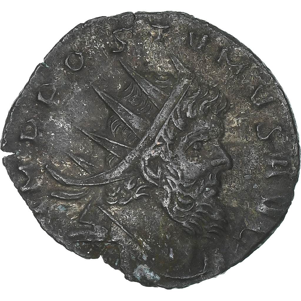 Postumus, Antoninianus, 267-268, Mediolanum, Very rare, , Billon