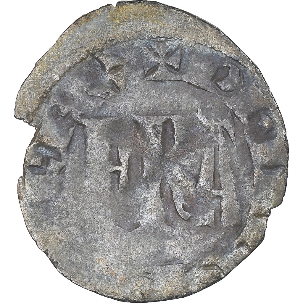 France, Philippe VI, Denier Parisis, 1348-1350, , Billon, Duplessy:277