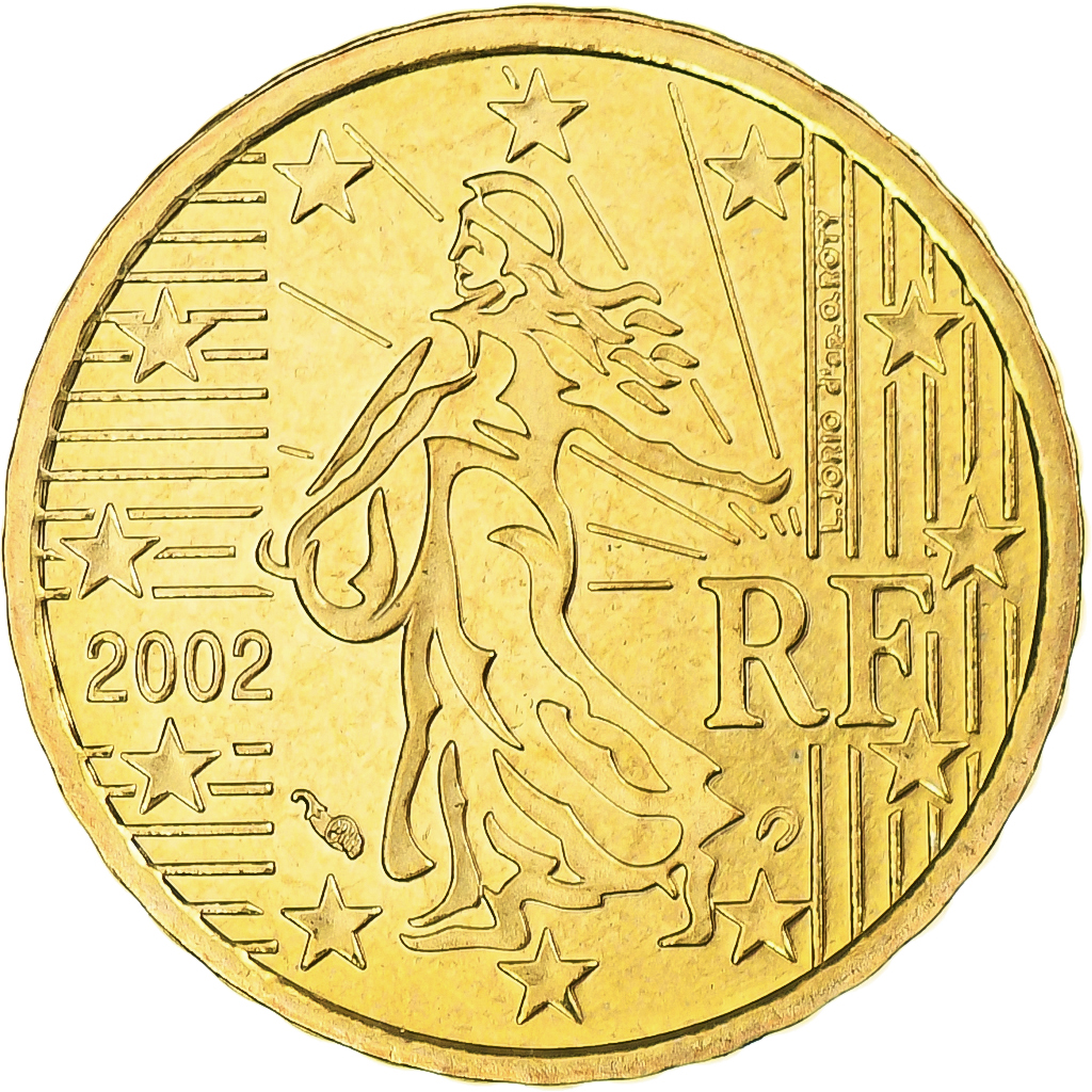 Frankreich, 10 Euro Cent, 2002, Paris, Série BE, STGL, Nordic gold, KM:1285
