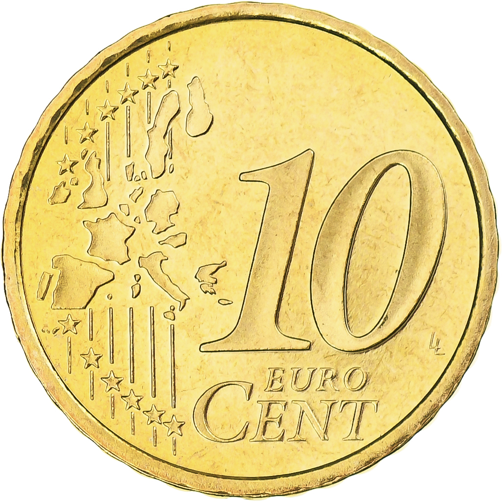 Frankreich, 10 Euro Cent, 2002, Paris, Série BE, STGL, Nordic gold, KM:1285