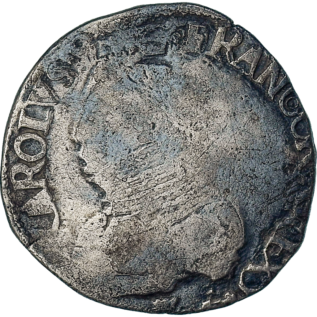 France, Charles IX, Teston au deux K couronnés, 1569, Bayonne, 4th type