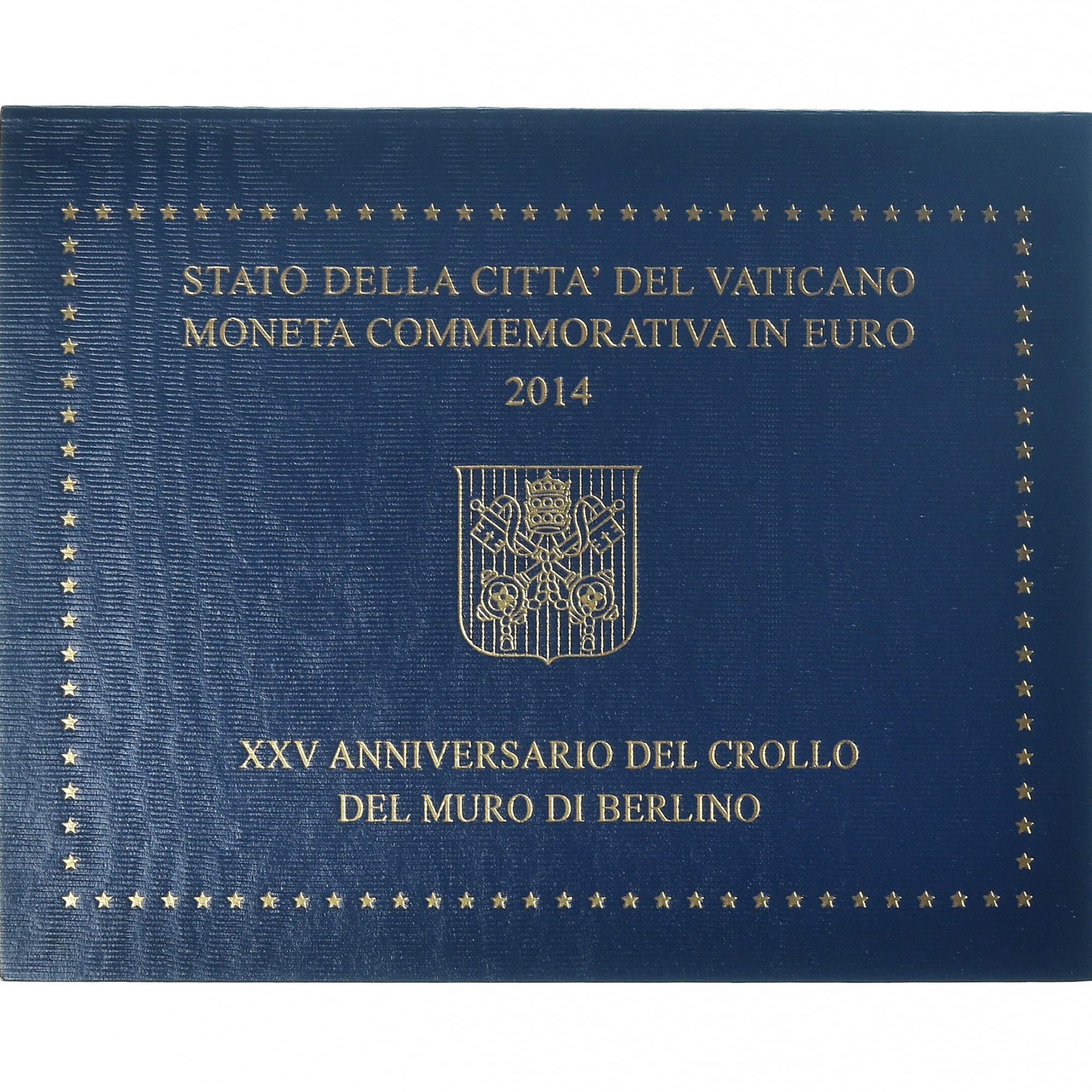 Vatican, Pape François, 2 Euro, 25ème anniversaire de la chute du mur, 2014