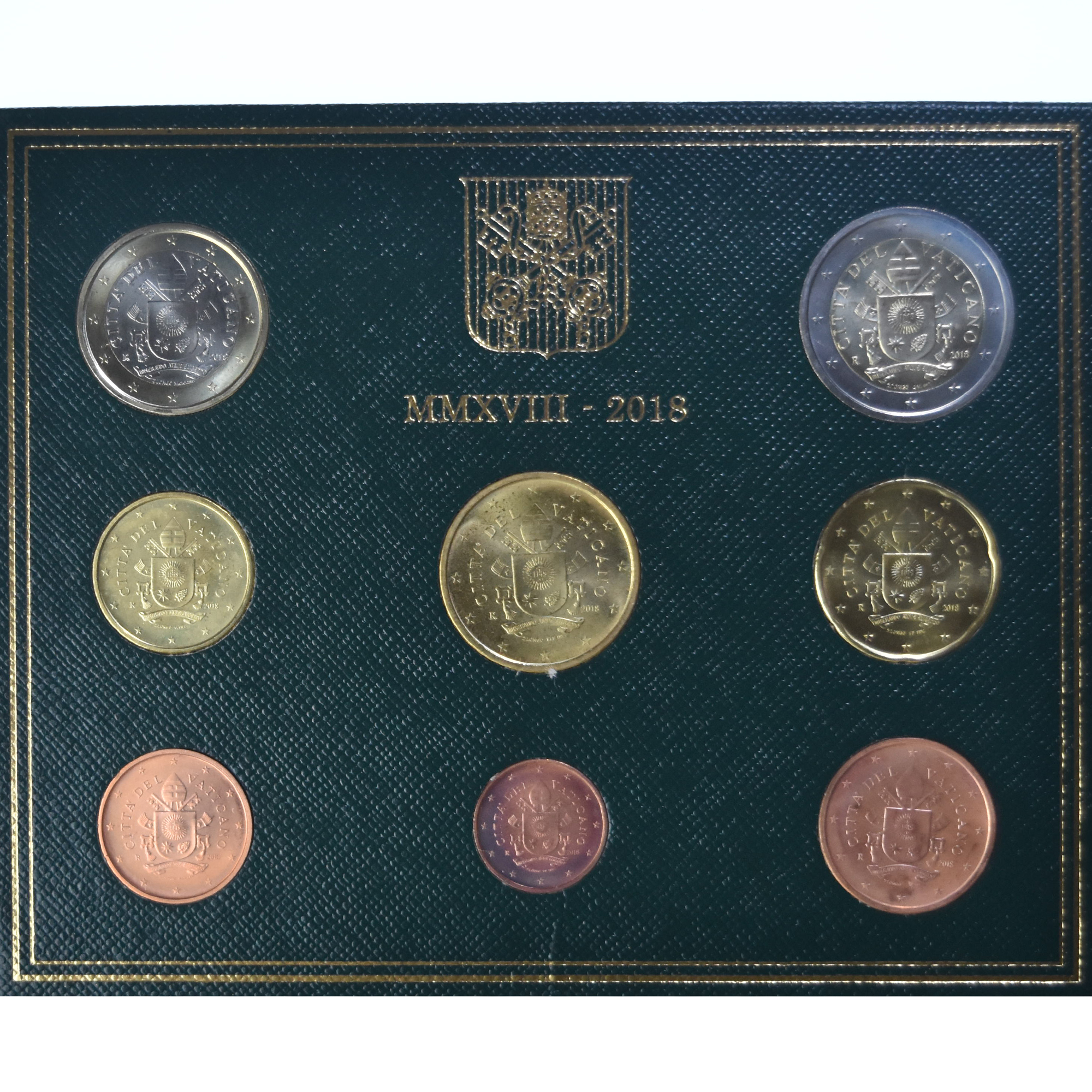 Vatikanstadt, Pope Francis I, Set 1 ct. - 2 Euro, 2018, Rome, STGL