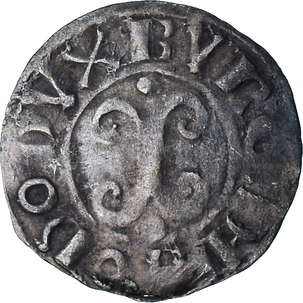France, Duché de Bourgogne, Eudes II, Denier, 1143-1162, Dijon, 