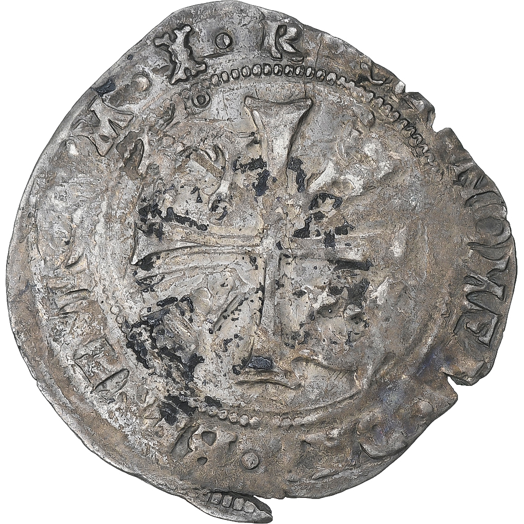 France, François Ier, Blanc du Dauphiné, 1515-1547, Romans, 7th type