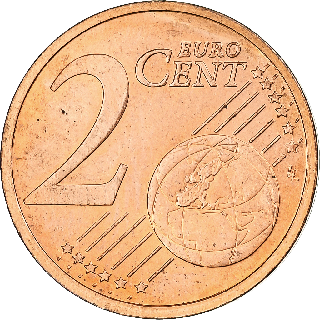 Slovacchia, 2 Euro Cent, 2009, BU, SPL+, Acciaio ricoperto in rame