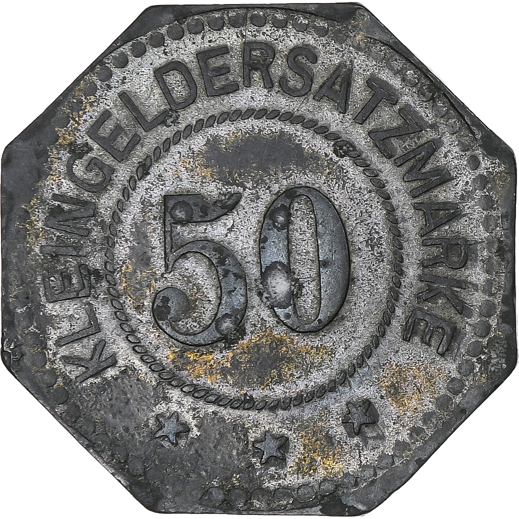 Germany, Stadt Pirmasens, 50 Pfennig, , Zinc