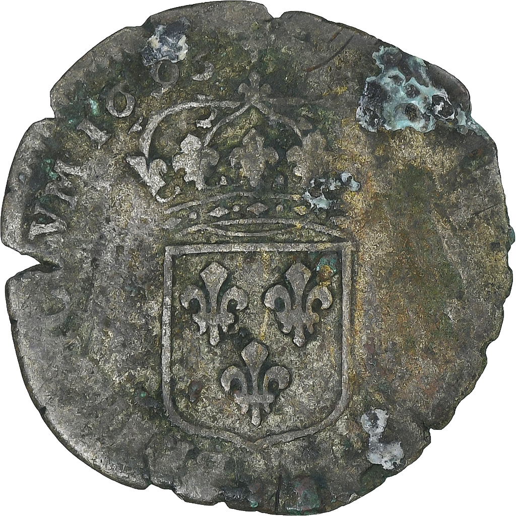 France, Louis XIV, Quinzain aux 8 L, 1692, Paris, Billon, , Gadoury:91