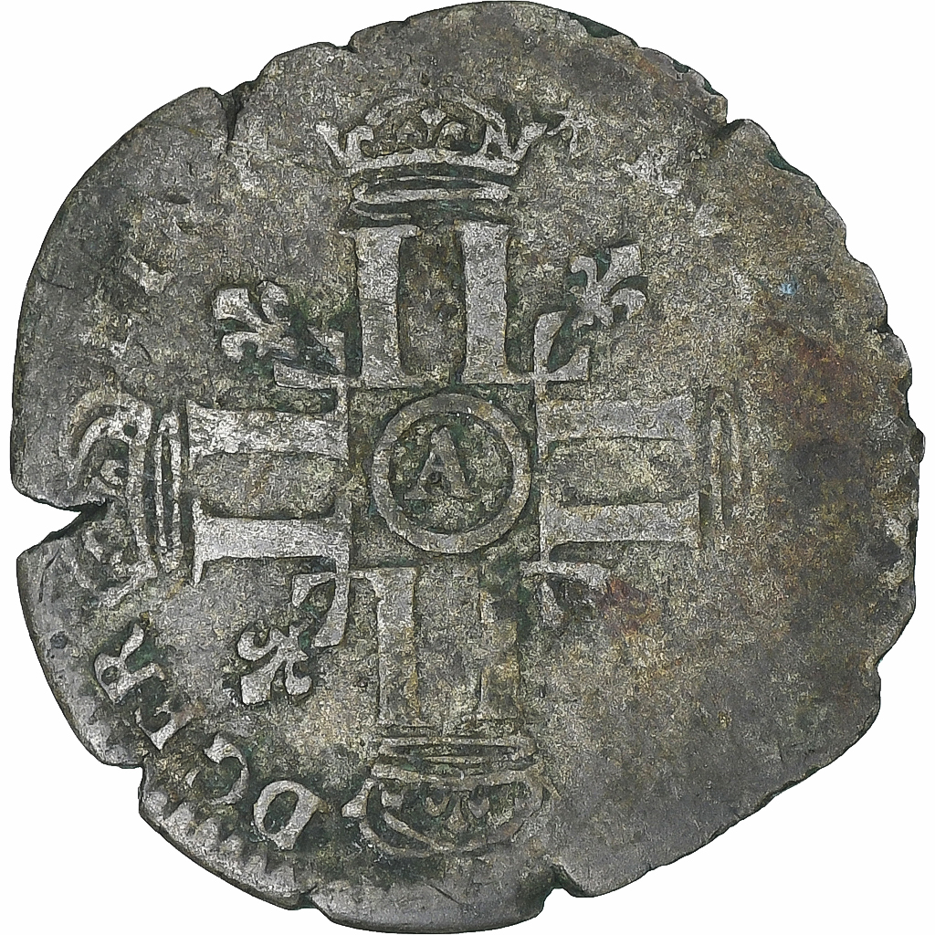 France, Louis XIV, Quinzain aux 8 L, 1692, Paris, Billon, , Gadoury:91