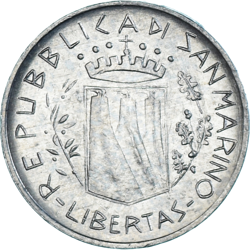 Coin, San Marino, 5 Lire, 1981, Rome, MS, Aluminum, KM:118
