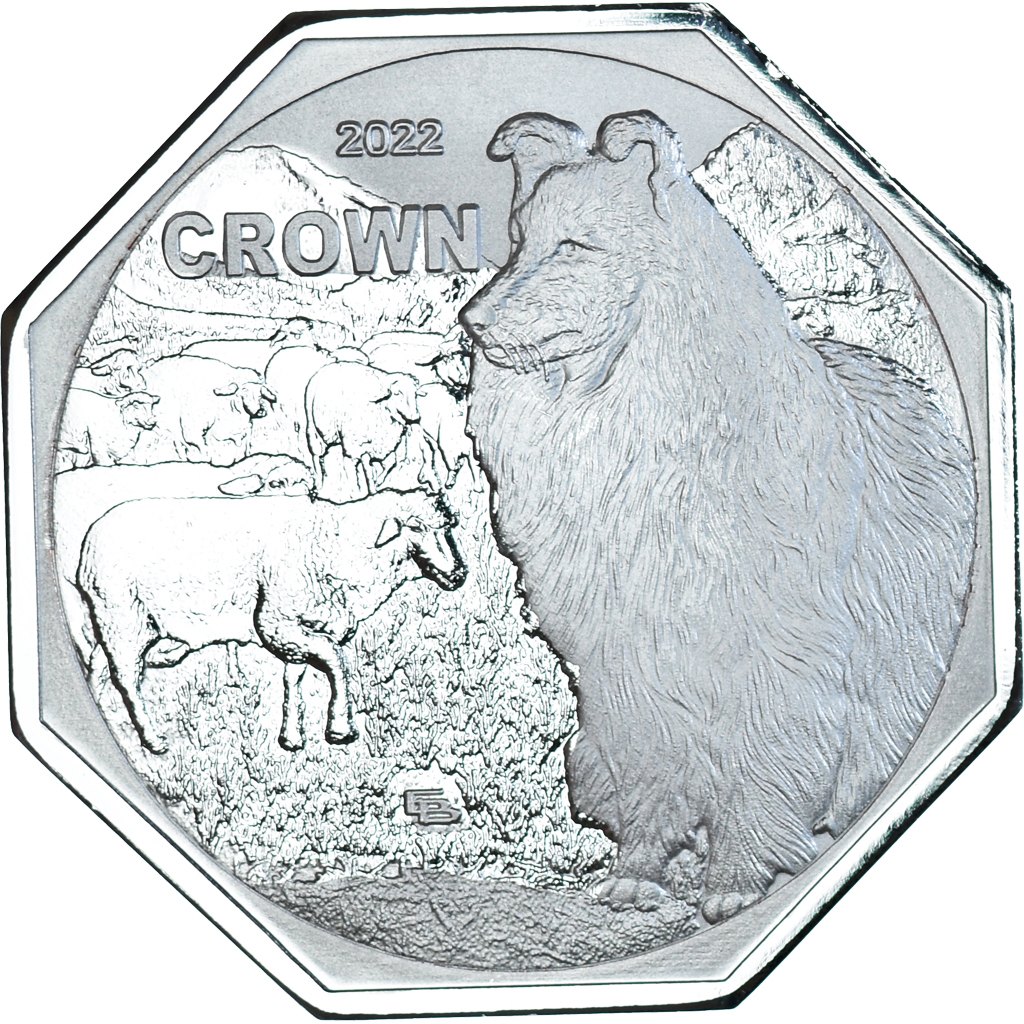 Coin, United Kingdom, Crown, 2022, CHETLAND ISLANDS.BE. Sealtainn, 