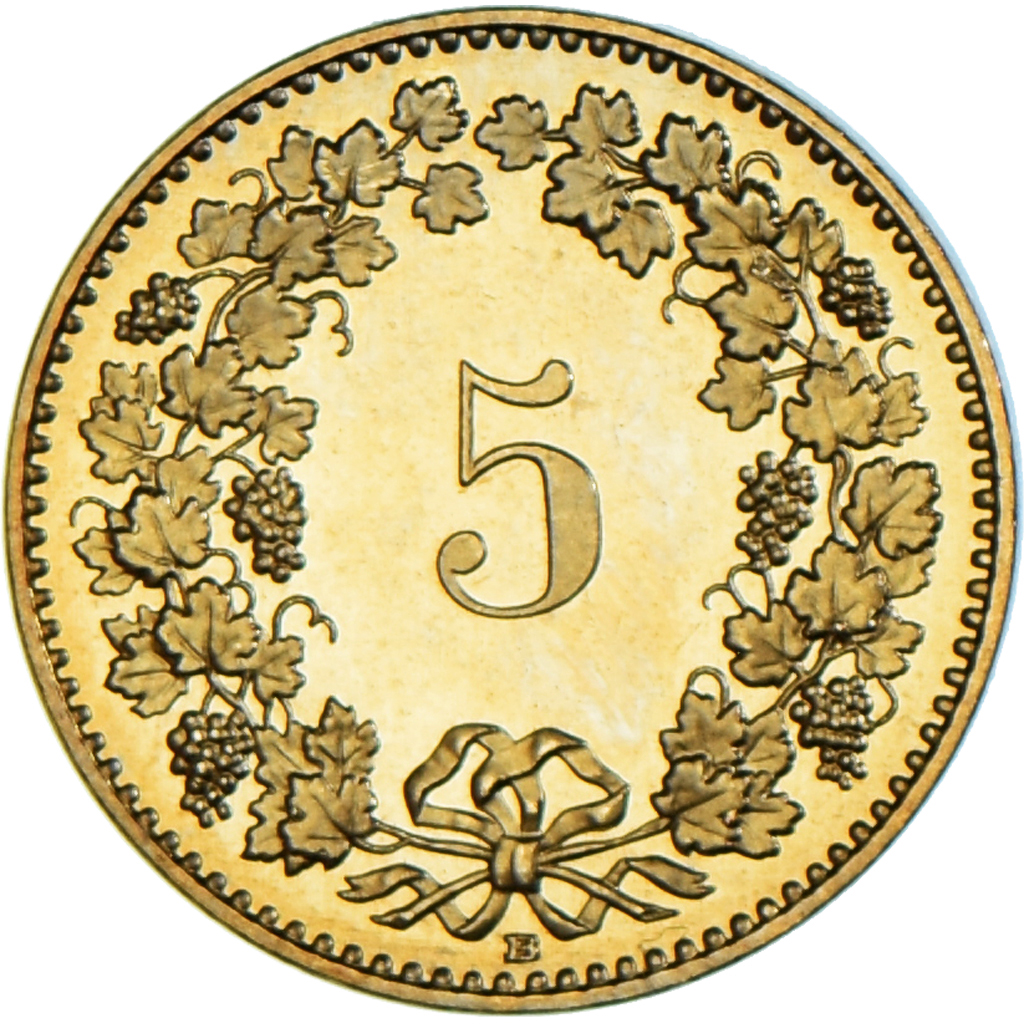 1180578] Coin, Switzerland, 5 Rappen, 2016, Bern, BE, MS, Aluminum