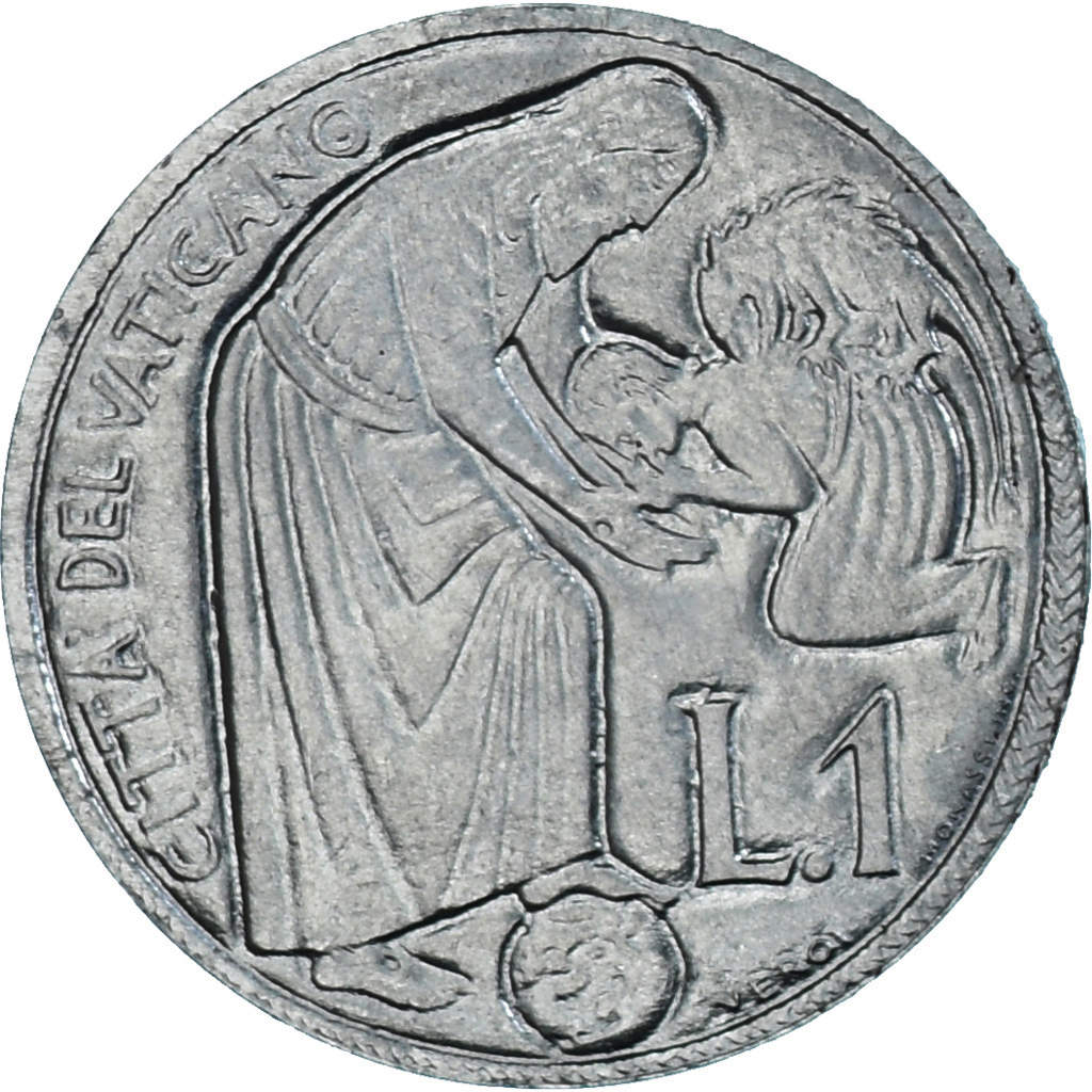 Coin, VATICAN CITY, Paul VI, Lira, 1975, , Aluminum, KM:124