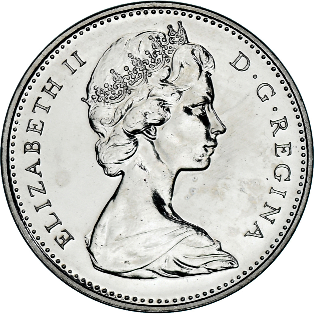 Coin, Canada, Elizabeth II, 5 Cents, 1977, Royal Canadian Mint, Ottawa