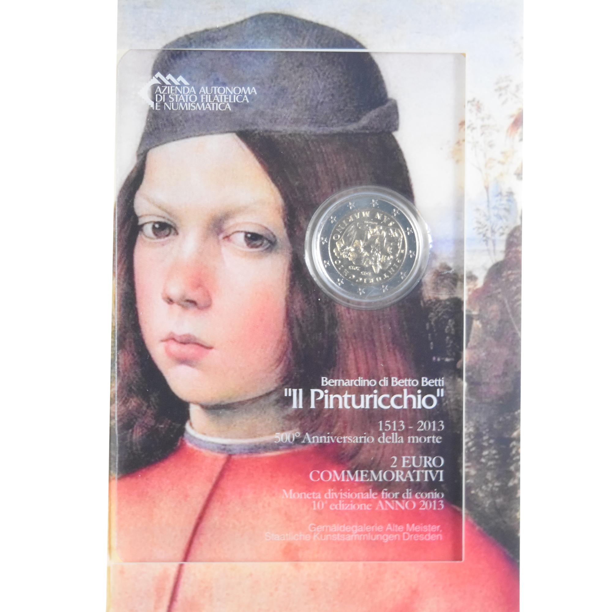 San Marino, 2 Euro, Il Pinturicchio, 2013, Rome, , Bi-Metallic