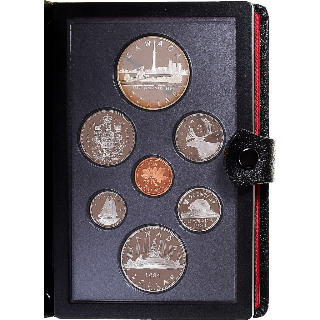 Coin, Canada, Set, 1984, Royal Canadian Mint, Set 7 Monnaies.BE, 