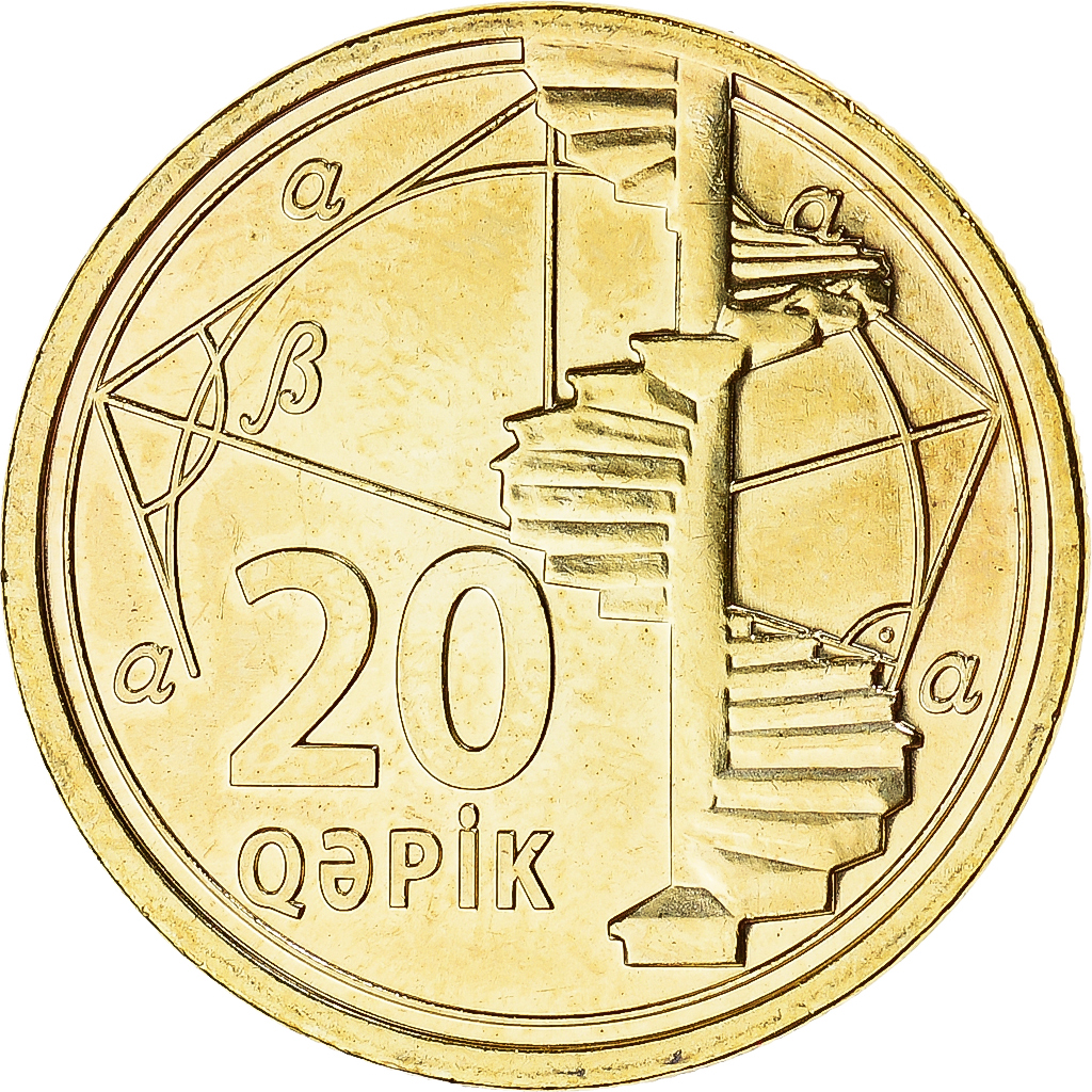 Coin, Azerbaijan, 20 Qapik, 2021, , laiton, KM:90