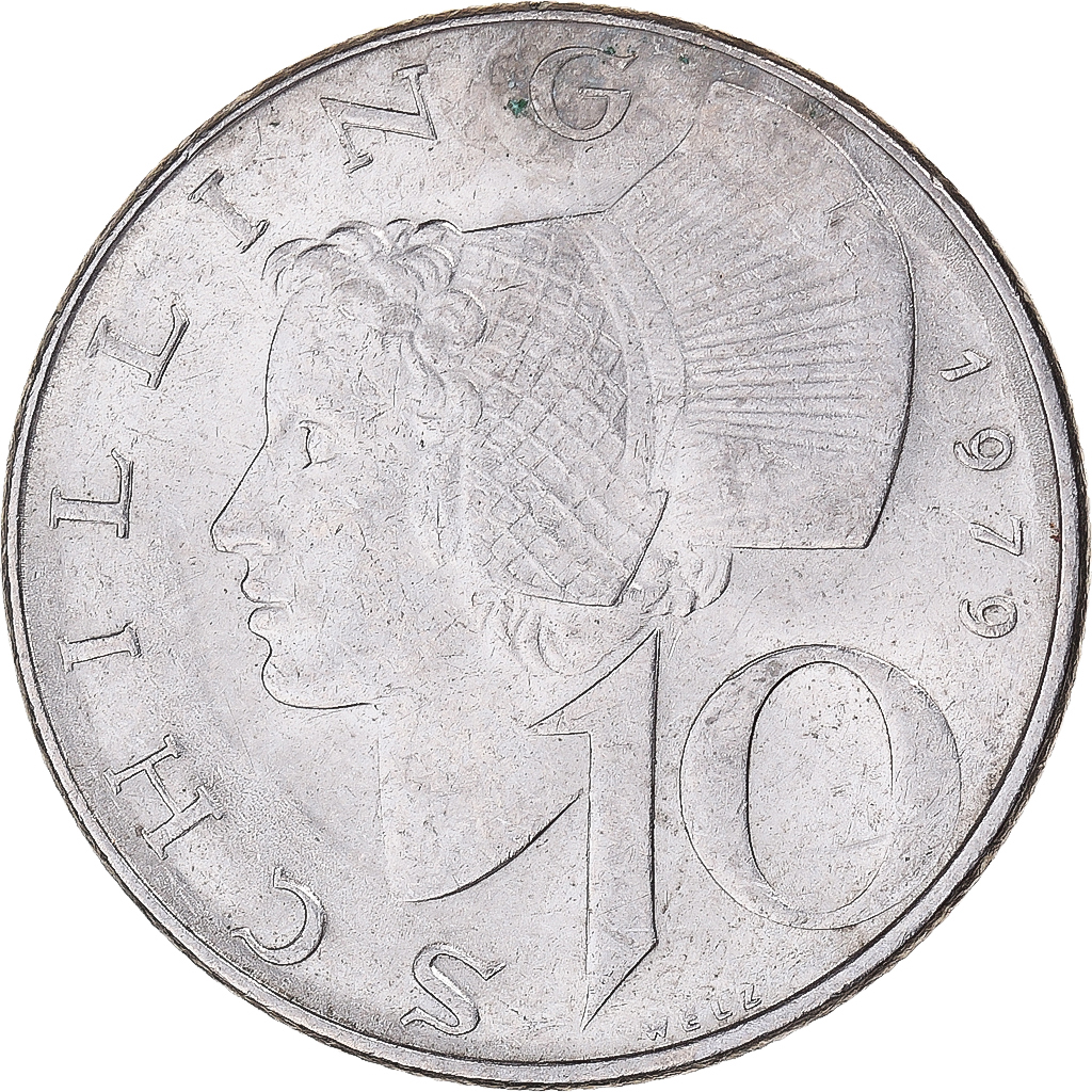 Coin, Austria, 10 Schilling, 1979, , Copper-Nickel Plated Nickel
