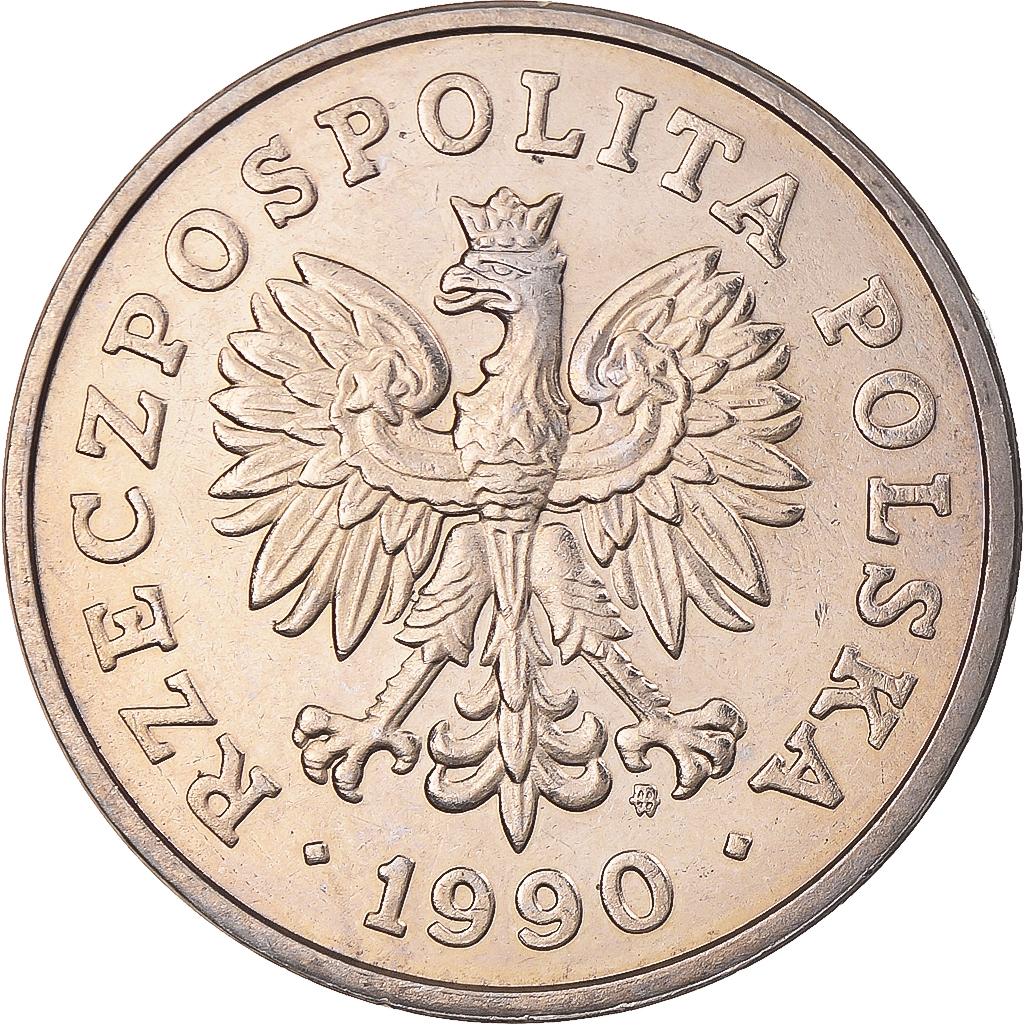 Coin, Poland, 50 Zlotych, 1990, Warsaw, , Copper-nickel, KM:216