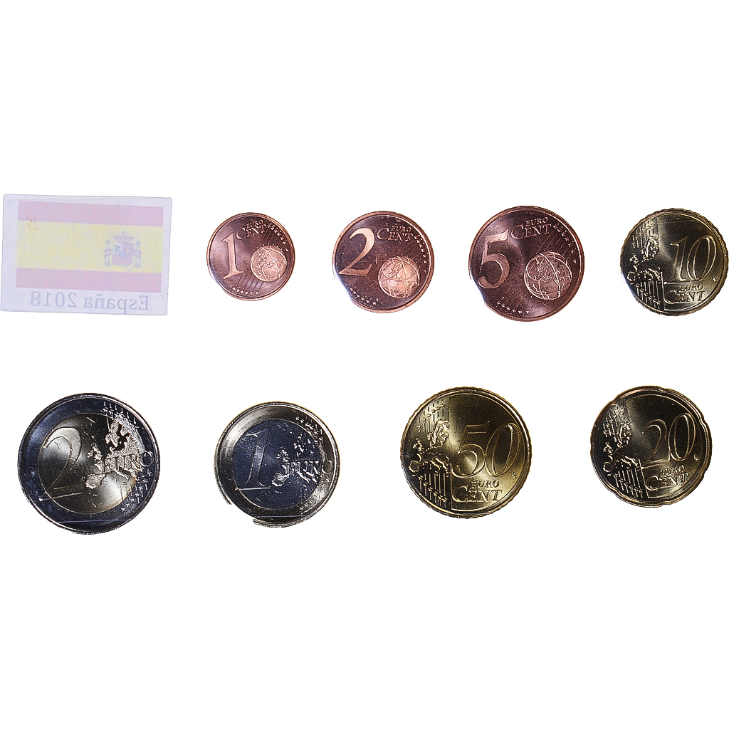 1182239] Spain, Set Euros, 2018, MS | eBay