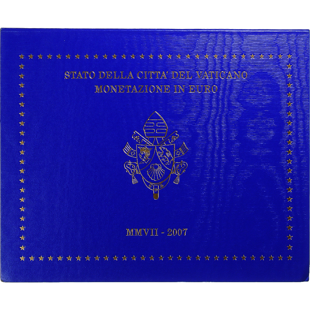 Vatikan, 1 Cent to 2 Euro, 2007, Rome, STGL, (No Composition)