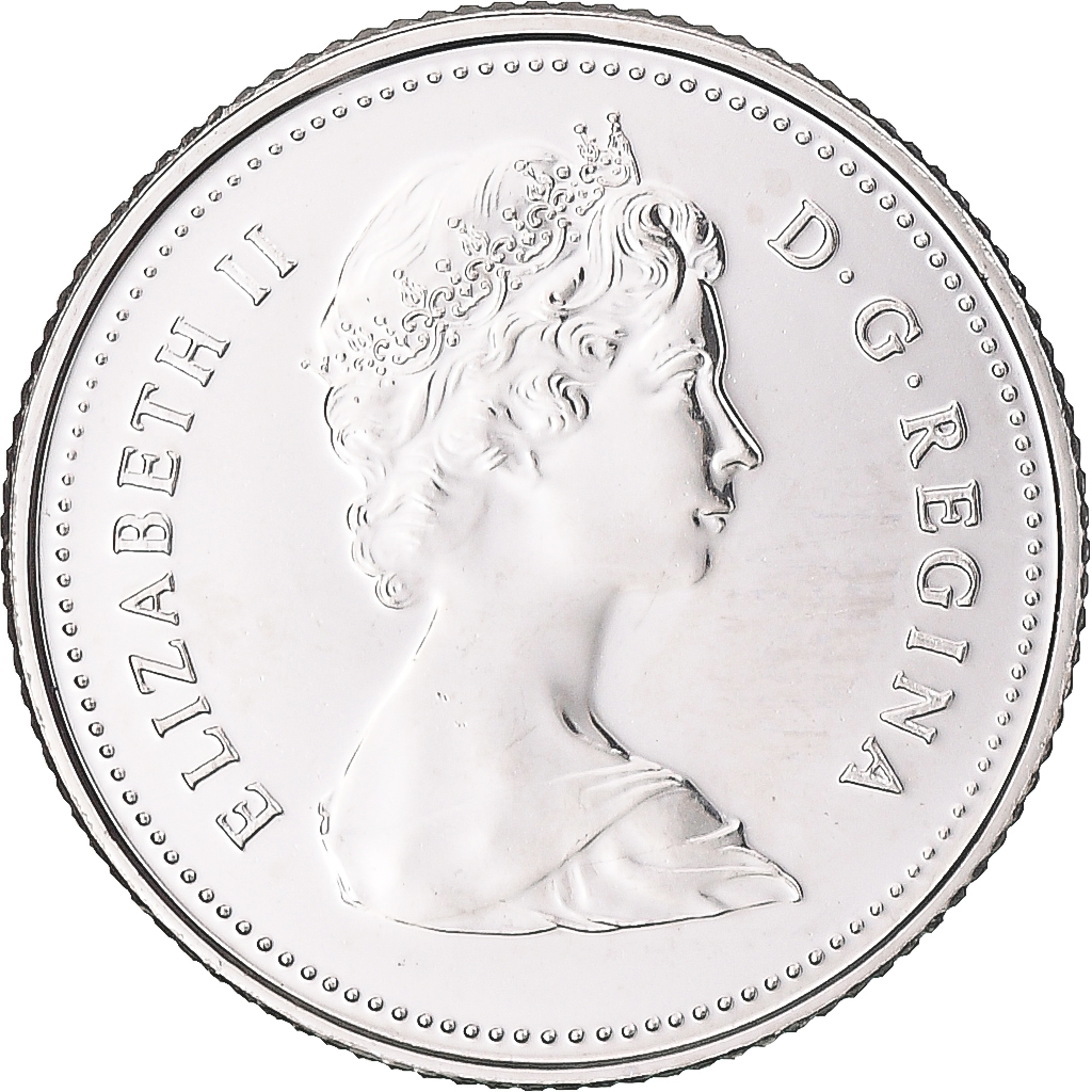 Coin, Canada, Elizabeth II, 10 Cents, 1981, Royal Canadian Mint, Ottawa, BU