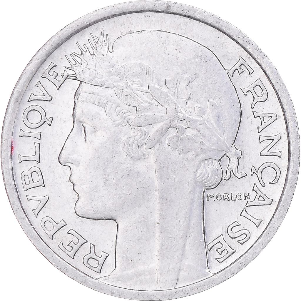 France, 50 Centimes, Morlon, 1947, Paris, Aluminum, , KM:894.1