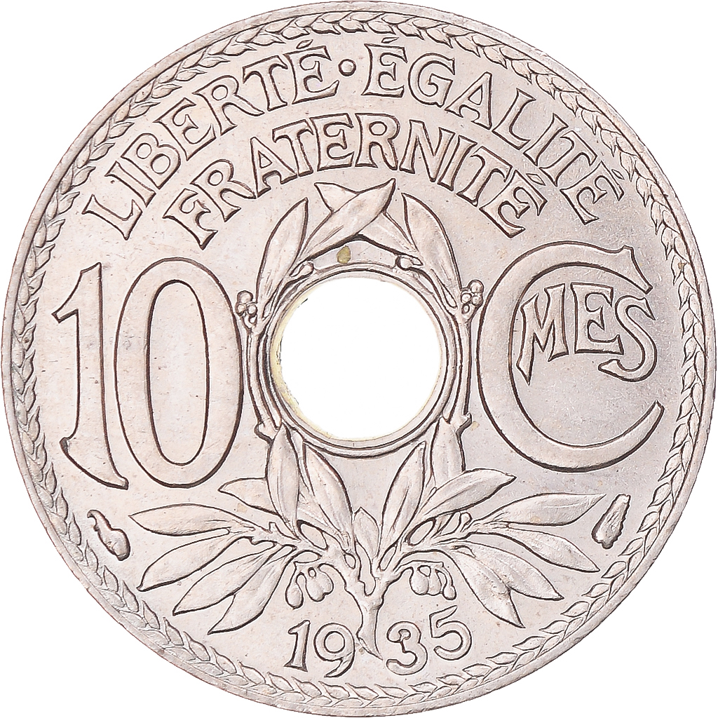Coin, France, Lindauer, 10 Centimes, 1935, , Copper-nickel, KM:866a