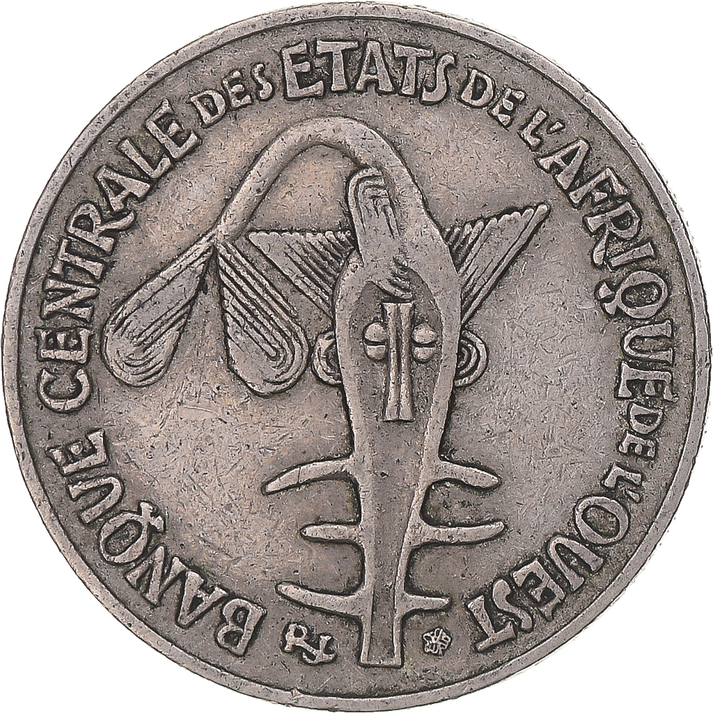 Coin, West African States, 50 Francs, 1980, Paris, , Copper-nickel