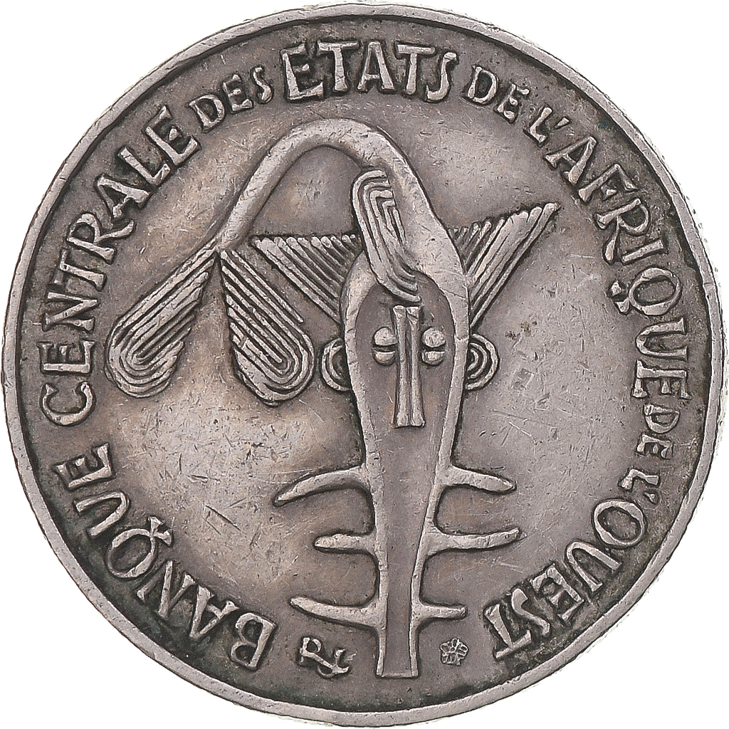 Coin, West African States, 50 Francs, 1984, Paris, , Copper-nickel
