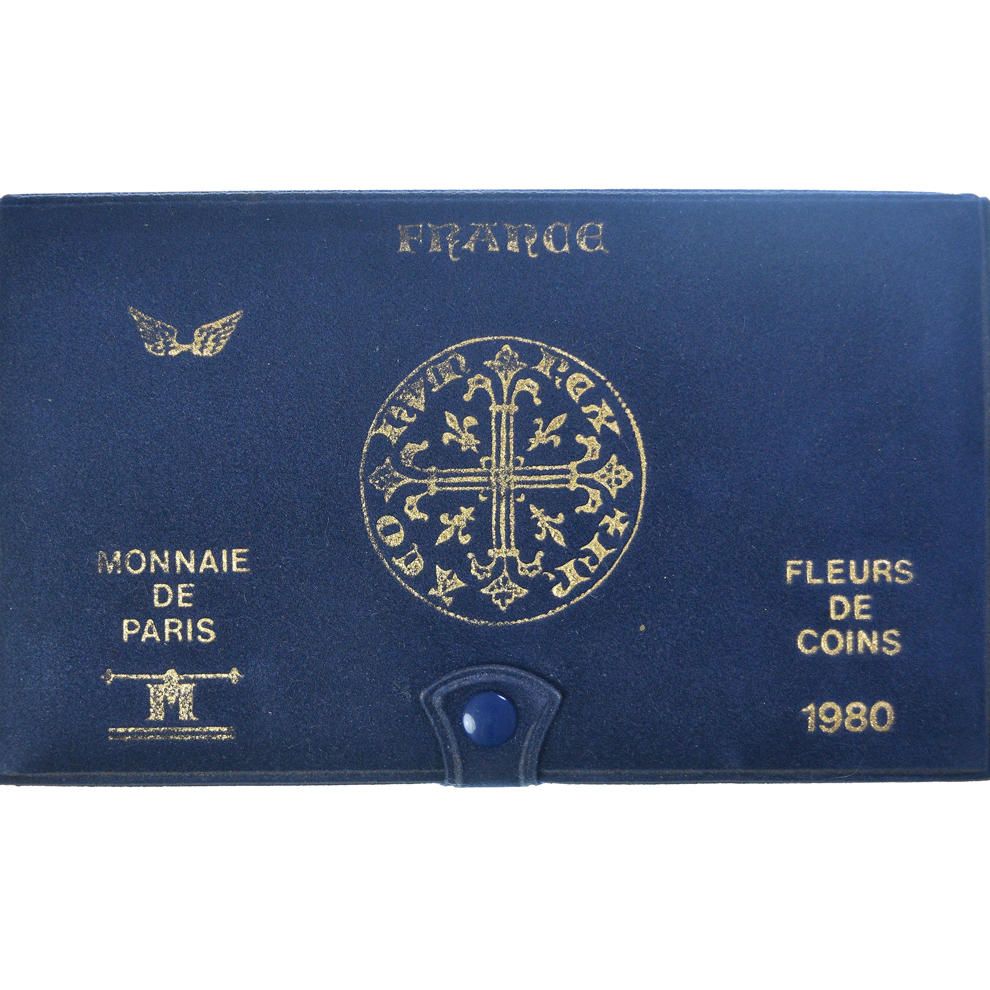 Coin, France, Coffret 1 c. à 50 frs., 1980, Monnaie de Paris, FDC, 