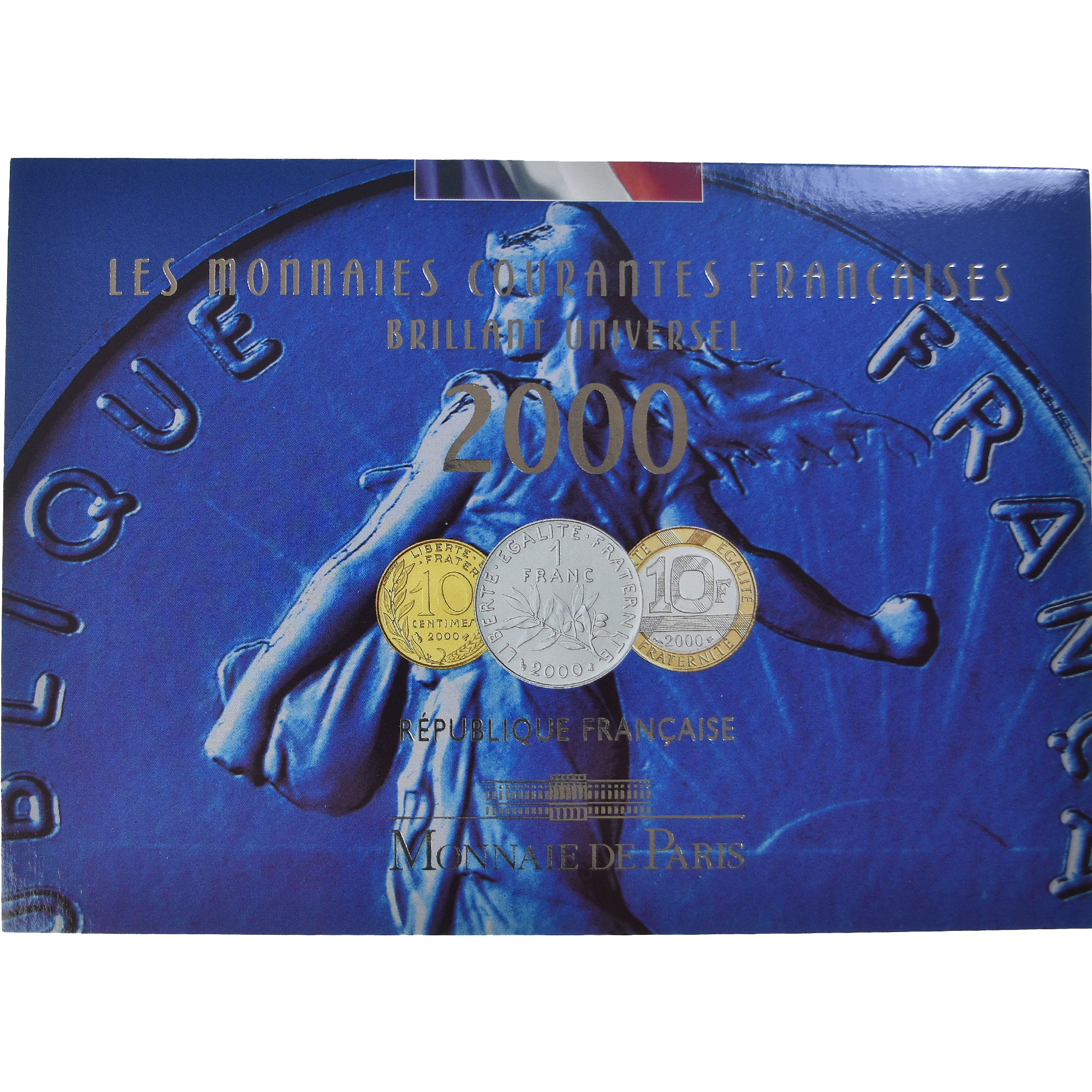 Coin, France, Monnaie de Paris, Set, 2000, Paris, BU, , Gadoury:page